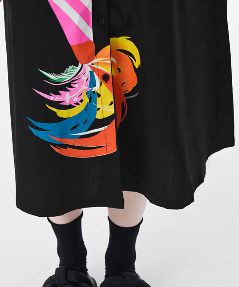 Color Parade Shirt Dress
